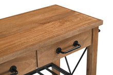 Load image into Gallery viewer, Mango wood trolley