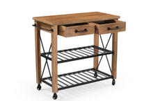 Load image into Gallery viewer, Mango wood trolley