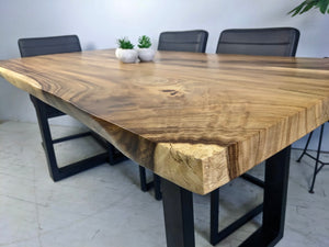 Dining table in laminated suar wood