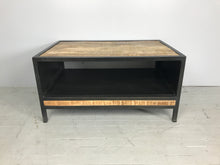 Load image into Gallery viewer, Mango Wood and Metal Coffee Table