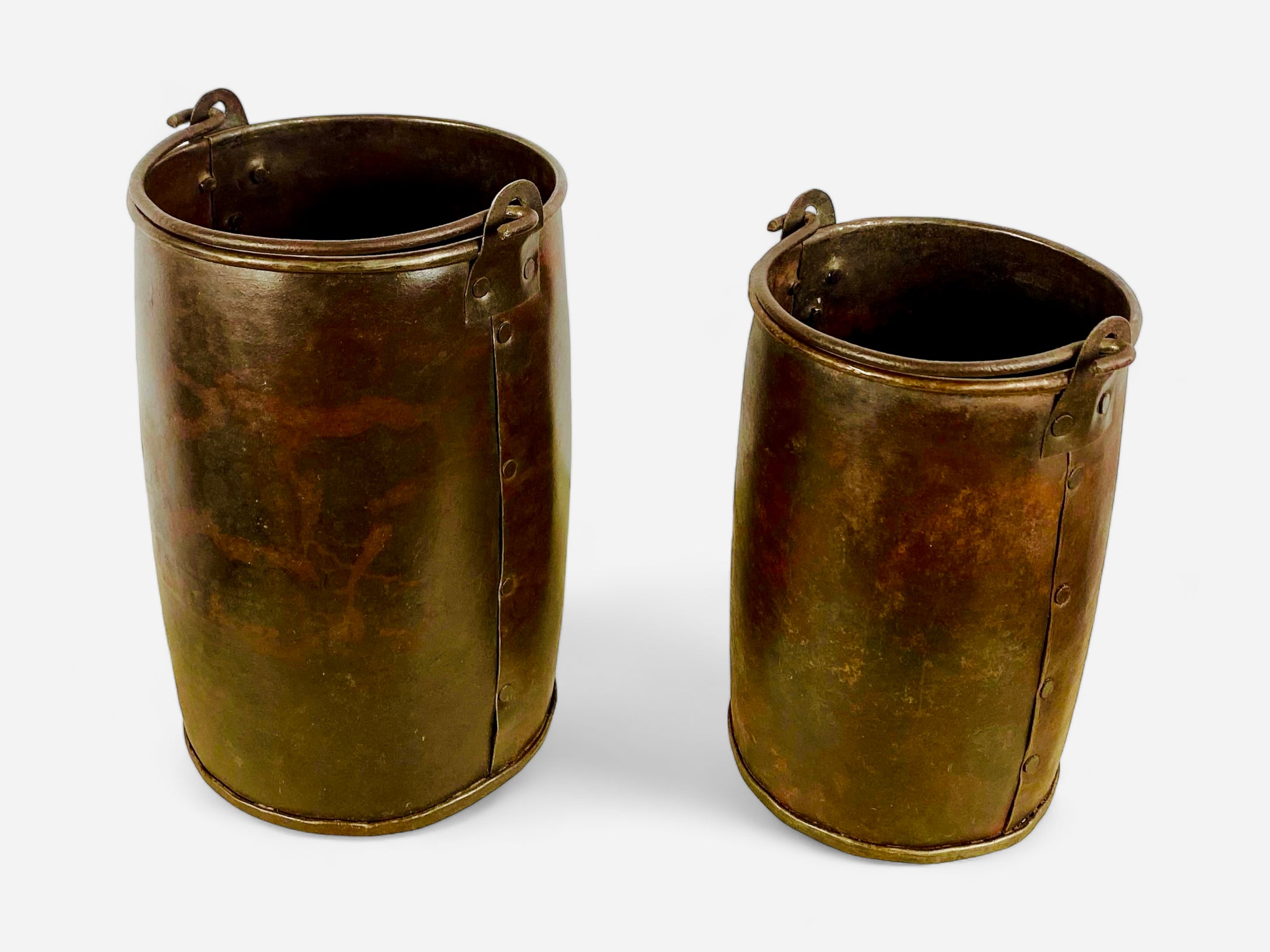 Small metal buckets