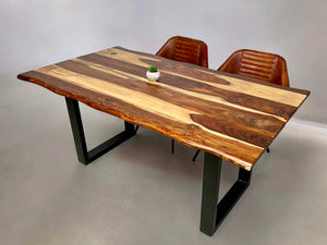 Live edge rosewood dining table