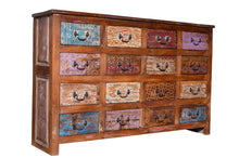 Load image into Gallery viewer, Chest of drawers in recycled teak wood