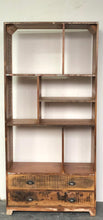 Load image into Gallery viewer, Recycled wood bookcase