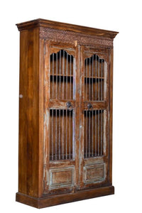 Large wardrobe with barred doors