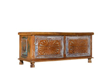 Load image into Gallery viewer, Antique teak wood chest