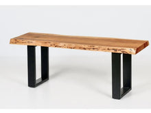 Load image into Gallery viewer, Acacia live edge bench