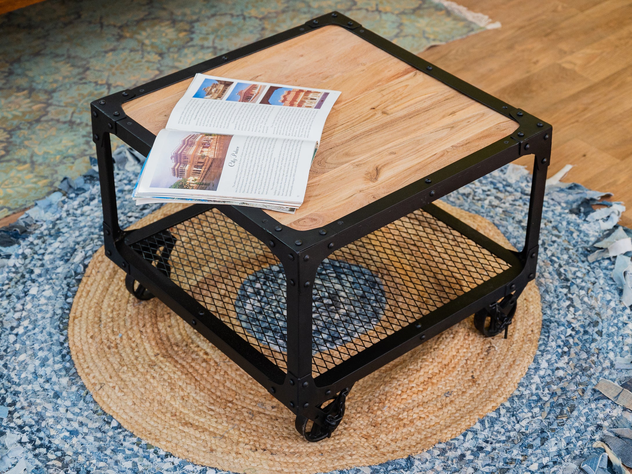 Milo industrial coffee table