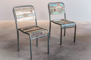 CHAISES - Chaise en bois recyclé Gara - Espace Meuble