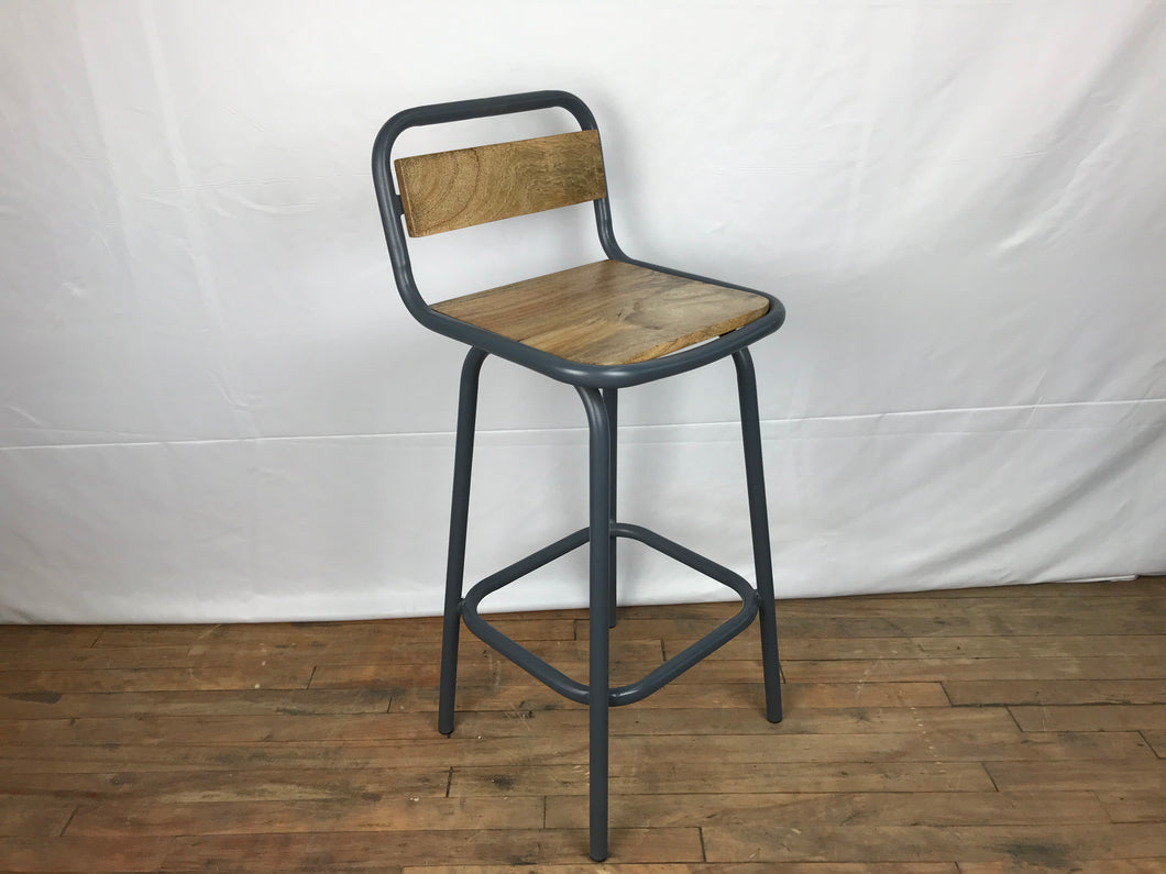 Mango wood bar stool