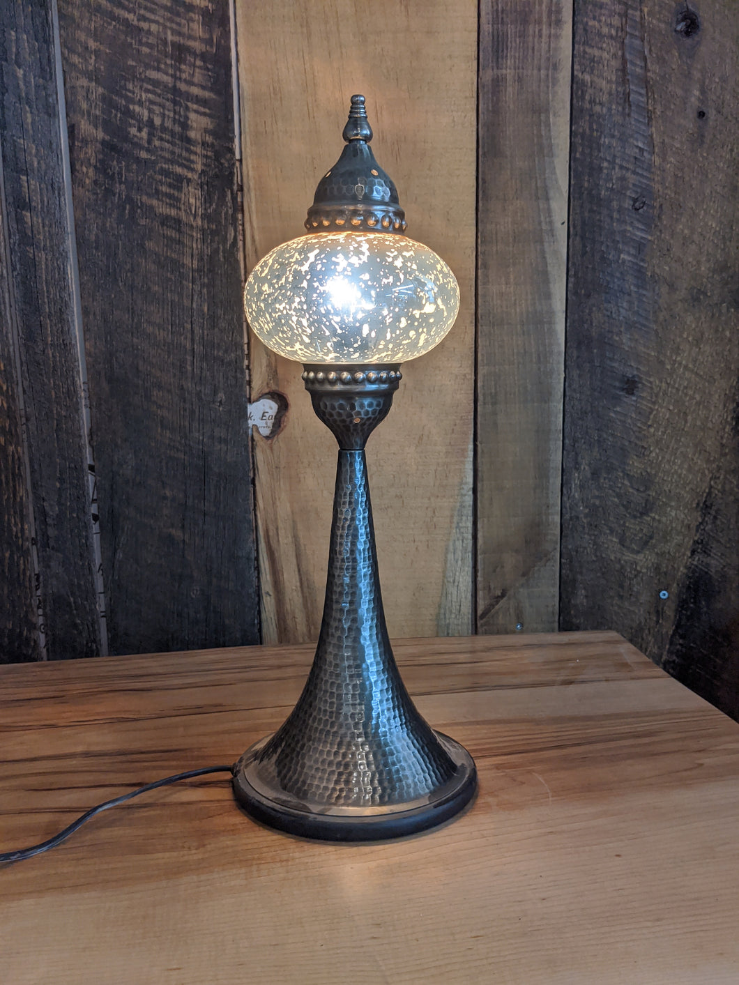 Lampe turque en verre