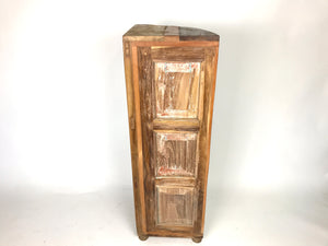 Corner cabinet with antique doors
