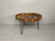 Load image into Gallery viewer, Round teak coffee table