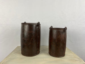 Small metal buckets