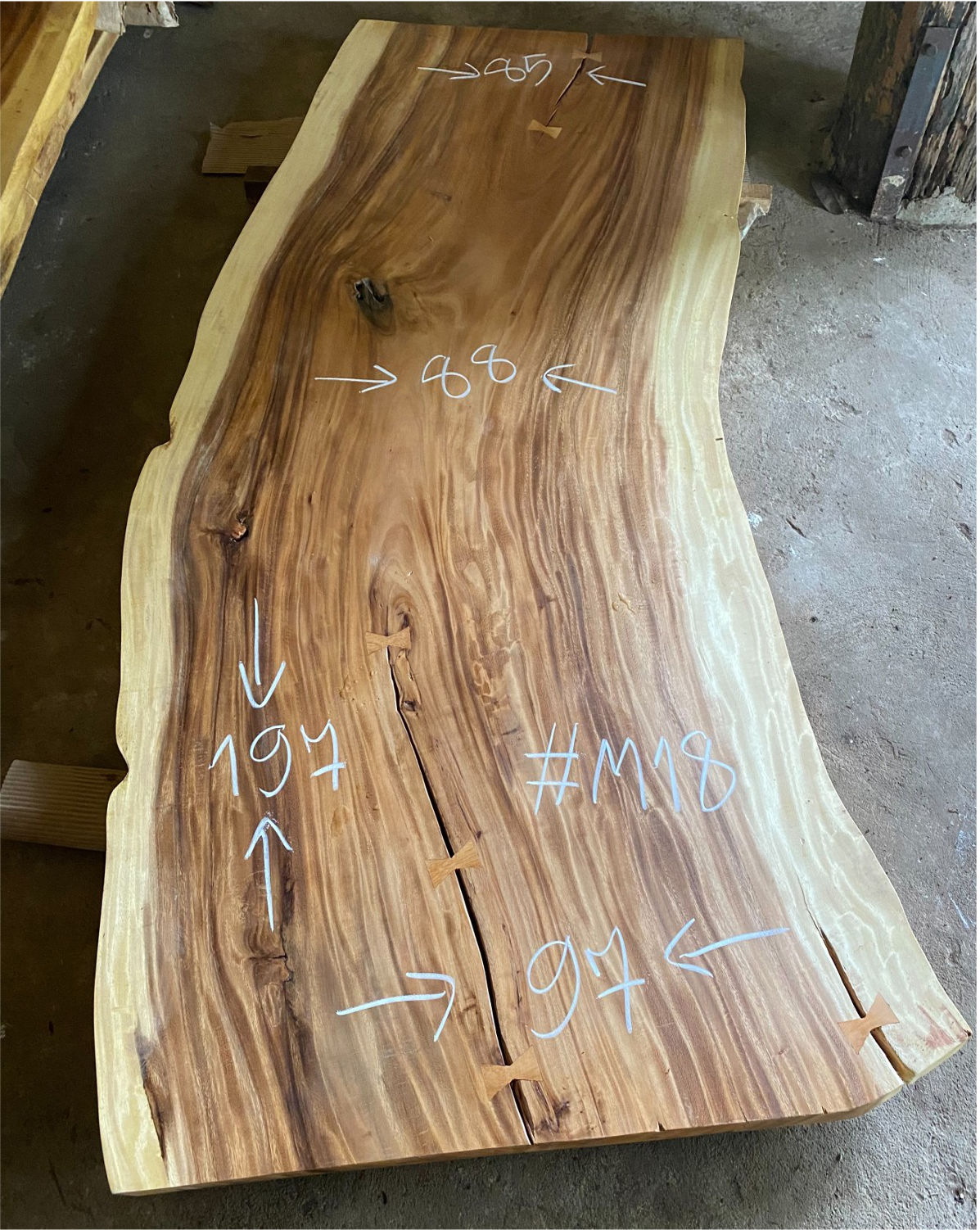 Slab de Suar Live Edge (75