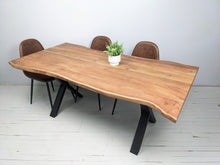 Load image into Gallery viewer, Acacia live edge dining table