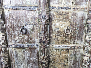 Double wardrobe old doors