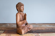 Charger l&#39;image dans la galerie, STATUE - Statue Bouddha en bois - Espace Meuble