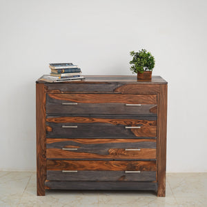 Rosewood chest of 4 drawers
