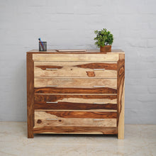 Load image into Gallery viewer, Rosewood chest of 4 drawers