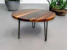 Load image into Gallery viewer, Round teak wood coffee table